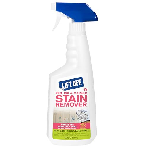 Motsenbocker's Lift Off 40901 Pen, Ink & Marker Stain Remover  Removes Nail Polish, Makeup, and Dyes From Walls,
