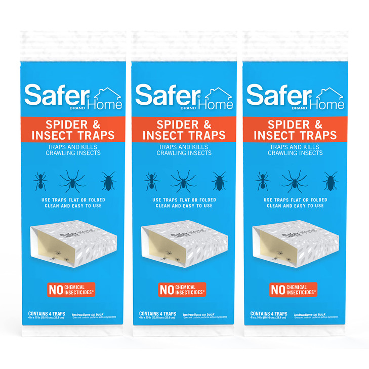 Safer SH400SR Indoor Spider, Ant, Cockroach, Centipede, and Crawling Insect Traps