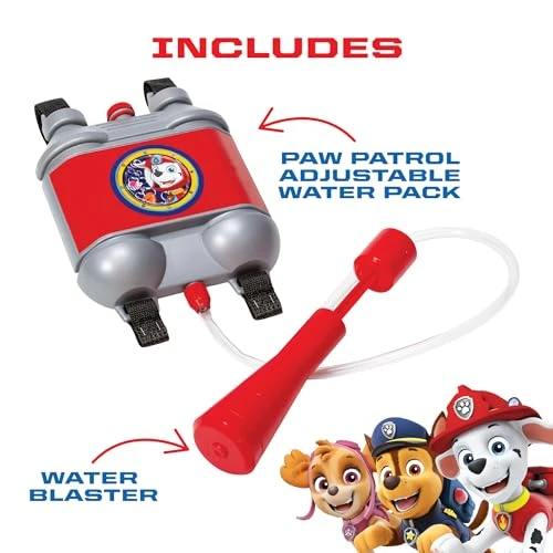 Paw Patrol Water Backpack Water Toy, Outdoor Water Blaster for Kids