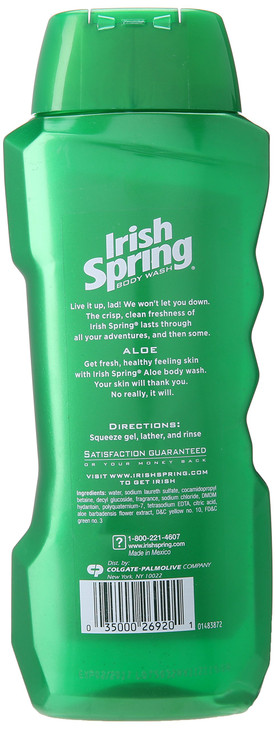 Irish Spring Body Wash, Aloe, 18 Fl Oz
