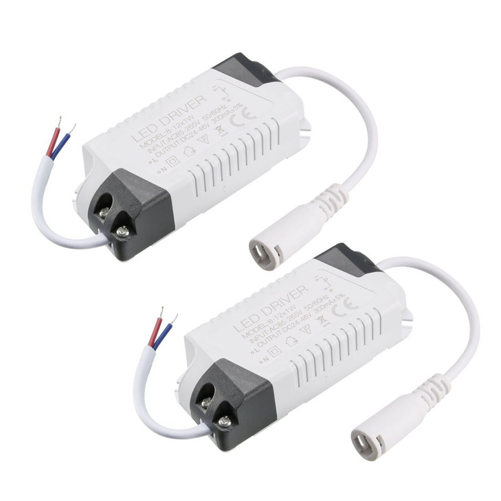 uxcell LED Driver 8-12W Constant Current 300mA High Power AC 85-265V Output 24-46V DC Connector External Power Supply