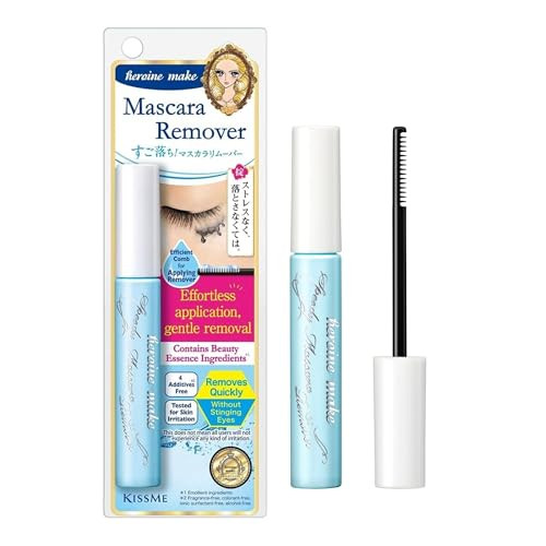 Heroine Make by KissMe Mascara Remover | Waterproof Makeup Remover Wand | Gentle Eye Makeup Solution for Sensitive