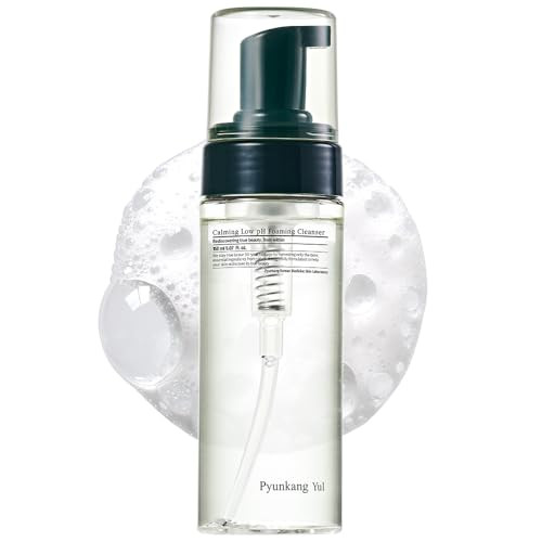 Pyunkang Yul PKY Calming Low pH Foaming Cleanser | Daily Face Wash & Makeup Remover with Tea Tree, Centella Asiatica,