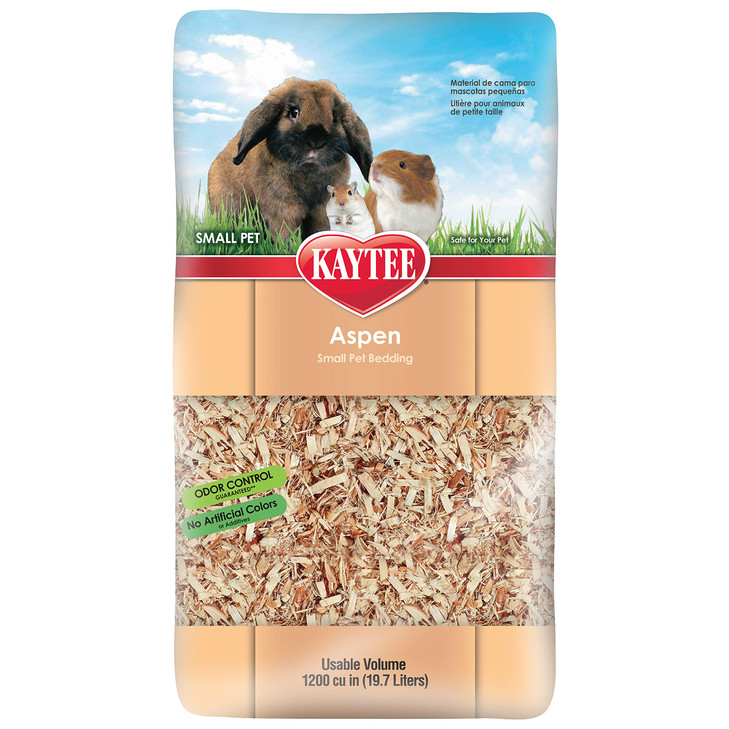 Kaytee Aspen Bedding for Small Animals, 19.7 Liter