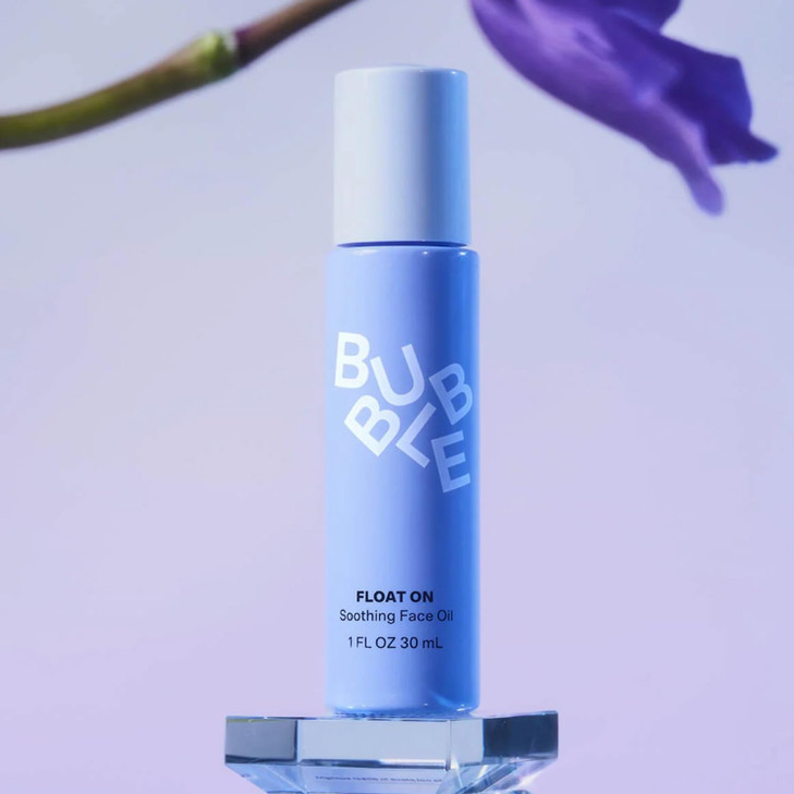 Bubble Skincare Float On Soothing Face Oil - Lightweight, Hydrating Facial Oil to Help Soothe & Calm Skin - Enriched