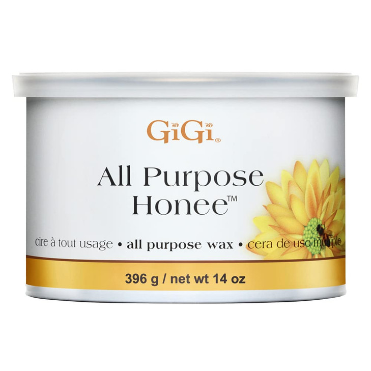GiGi All Purpose Honee Soft Wax for Hair Removal, Face & Body Waxing, 14 oz