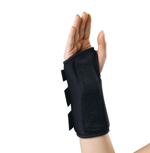 Medline Foam Wrist Splint, 8 Inch Long, Right Wrist, Size M (6.5-7.5 Inch Wrist Circumference), Lightweight,