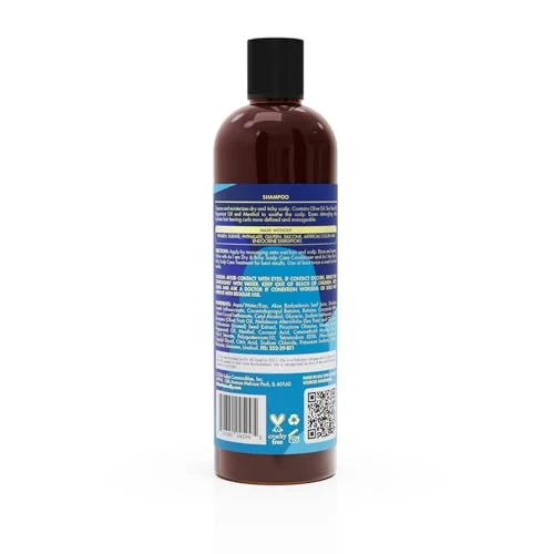 As I Am Dry & Itchy Scalp Care Shampoo - 12 oz - Cleanses & Moisturizes - Olive, Tea Tree & Mint