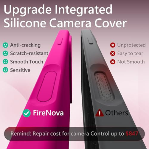 FireNova Magnetic for iPhone 17 Pro Case, 6.3", Hot Pink