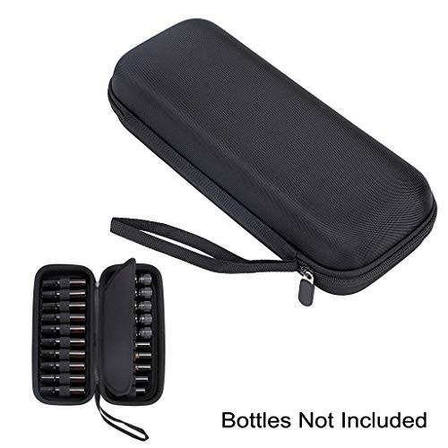 Hipiwe EVA Essential Oils Carrying Case Organizer for 20Pcs 5ml 10ml Bottle