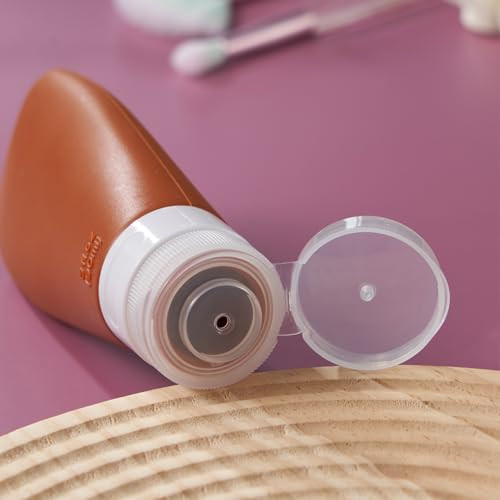 INSFIT Travel Bottles for Toiletries, TSA Approved 3oz Travel Size Toiletries, BPA Free Refillable Travel Toiletry