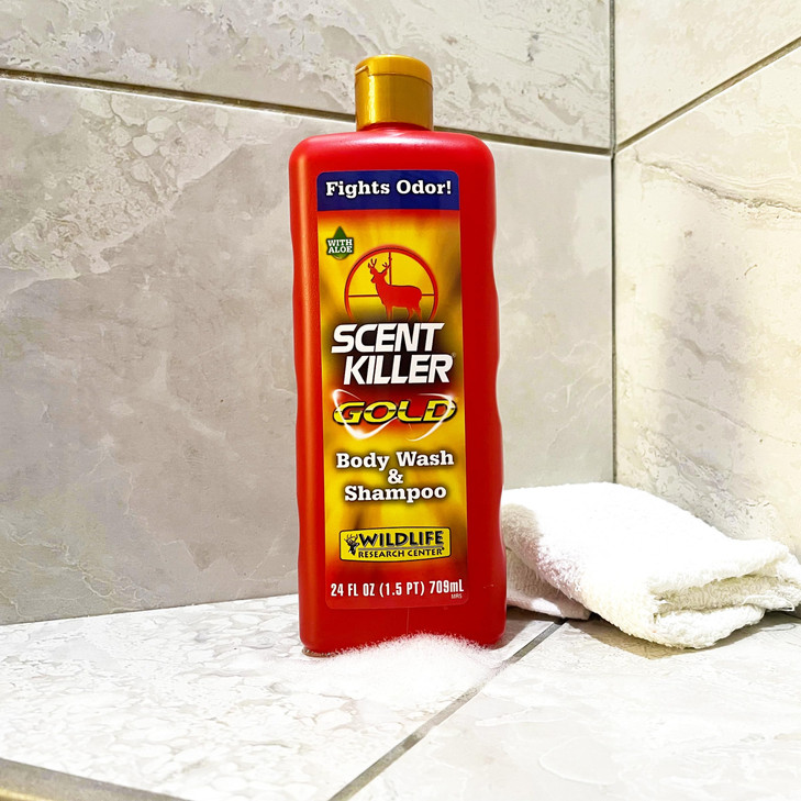 Wildlife Research Scent Killer Gold Body Wash and Shampoo, (12-Ounce), Multi
