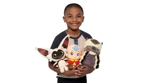 Jazwares Avatar: The Last Airbender Momo Plush - 8-Inch Plush with Weighted Base