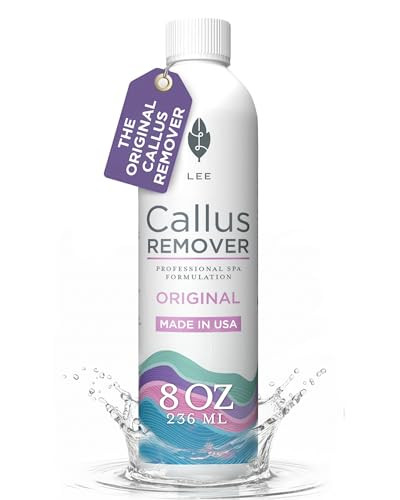 Lee Beauty 8oz Professional Gel Callus Remover for Feet - Original Fast-Acting Formula, Extra Strength for Cracked