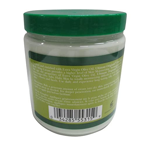 Originals by Africa's Best Extra-Virgin Olive Oil Body Whip Moisturizing Cream, A Higher Level of Moisturizing For Long Lasting Silky, Soft, Glowing