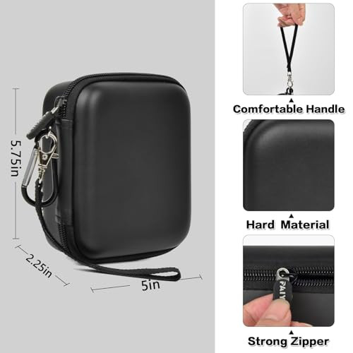 PAIYULE Hard Case for Garmin Xero C1 Pro/Xero C2 Chronograph Black