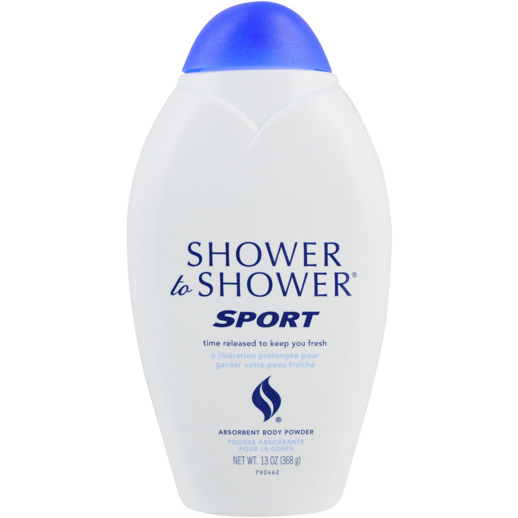SHOWER TO SHOWER Body Powder, Sport 13 oz