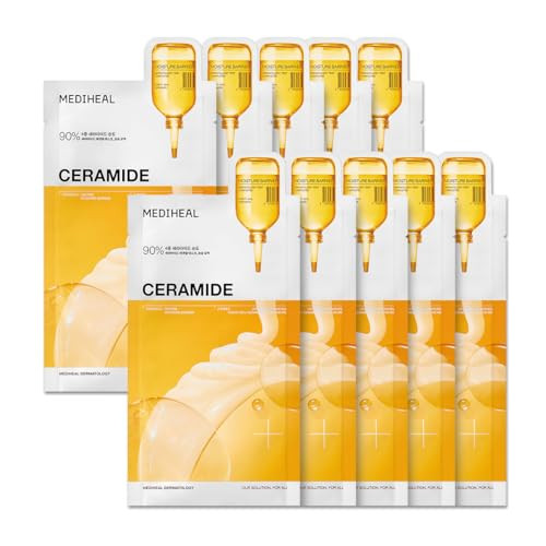 MEDIHEAL Madecassoside Essential Face Sheet Mask, Blemish Repair (10ea)