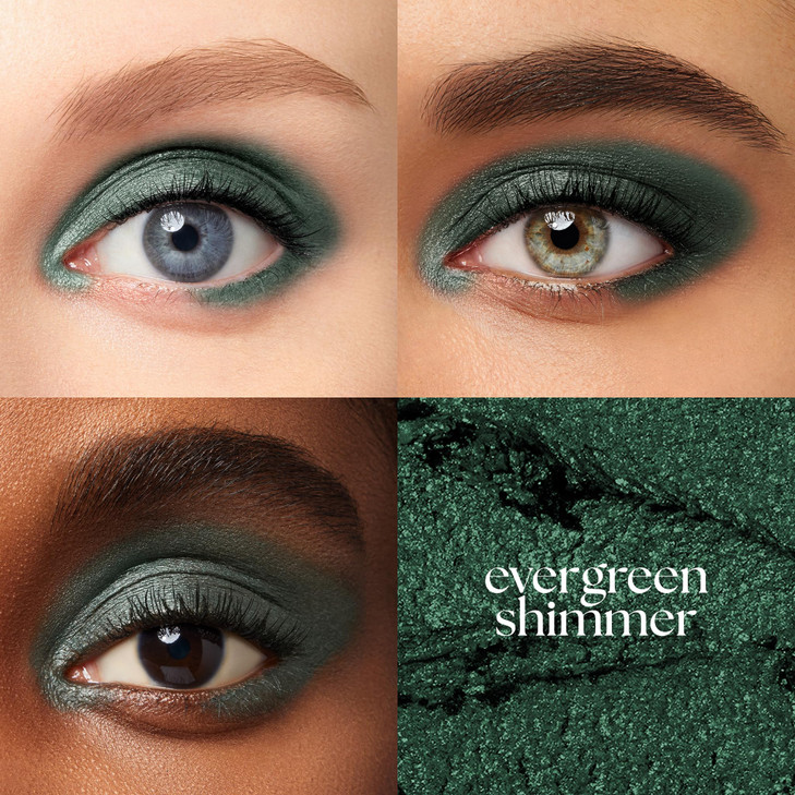 Julep Eyeshadow 101 Cream-to-Powder Waterproof Shadow Stick  Evergreen Shimmer  Long-Lasting, Crease-Proof, Deep Green Shimmer Cream Eyeshadow with