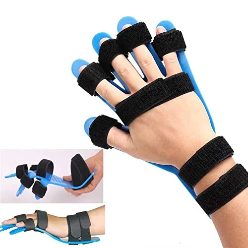ALisasin Hand Wrist Finger Orthotics Fixed Splint Fingerboard Hand Support Brace Training Tool Finger Corrector Board