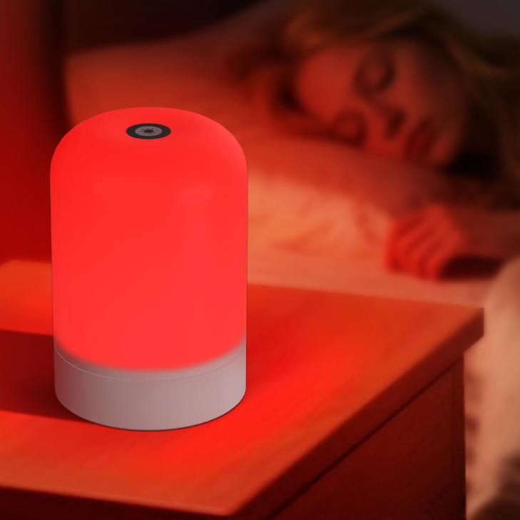 Azhien Red Light Therapy for Sleep, Red Night Light, Touch Dimmable-670NM Light Lamp for Adults & Kids, Night Lights