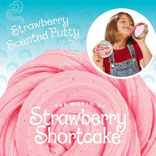 Crazy Aaron's Strawberry Shortcake SCENTsory® Putty - Made in USA