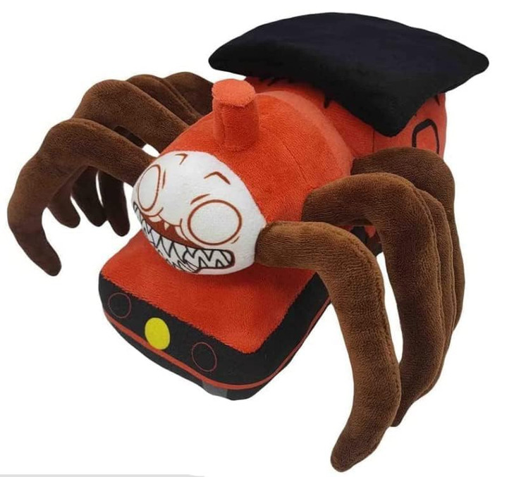 FBDCYIA Choo Choo Charles Plush Toy, 8.7Inch Charles Spider Train Doll, Gift for Kids Fans, Train Toy Spider Stuffed