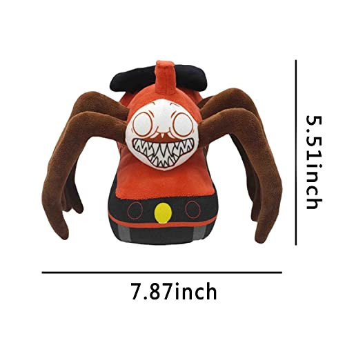 FBDCYIA Choo Choo Charles Plush Toy, 8.7Inch Charles Spider Train Doll, Gift for Kids Fans, Train Toy Spider Stuffed