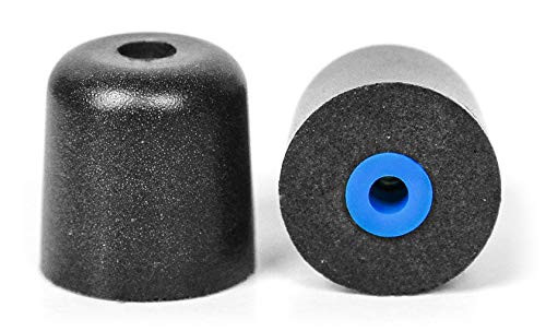 ISOtunes Trilogy Foam Ear Protection Eartips (5 Pair Pack, Large, Blue)
