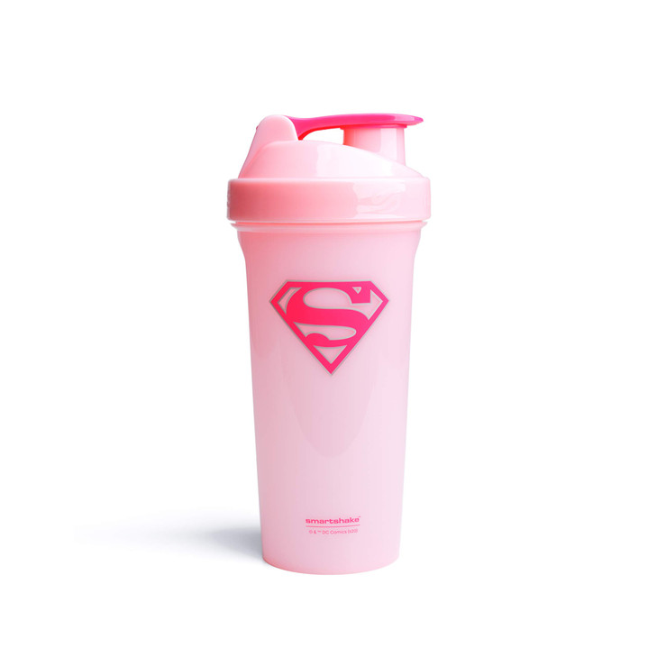 Smartshake Lite Justice League Protein Shaker Bottle 800ml  DC Comics Water Bottle, Leakproof BPA Free Gym Shaker And
