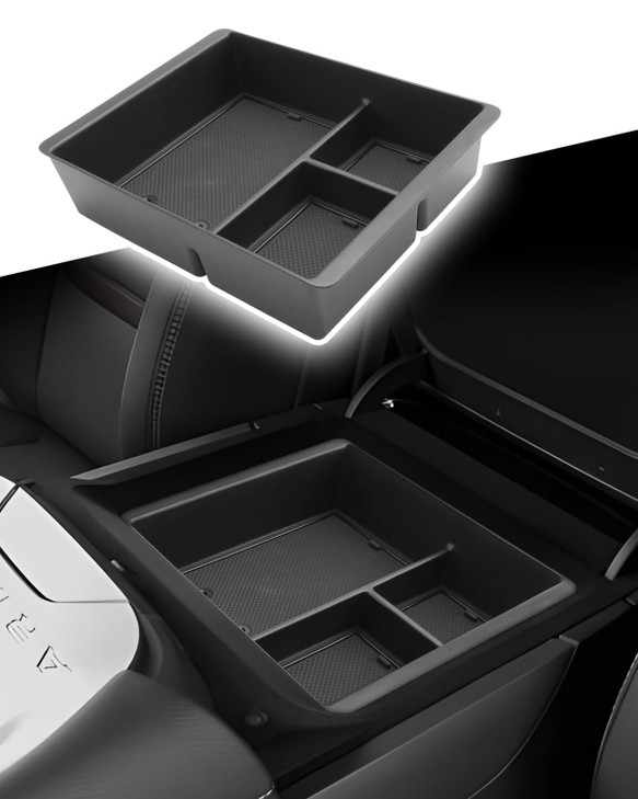 CDEFG for 2025 2026 Nissan Armada Accessories Center Console Organizer Tray Armada (SV, SL, Platinum, Pro-4X, Platinum