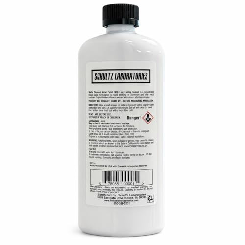Schultz Laboratories Metal Polish with Long Lasting Sealant, 12 fl oz is a Cleaner, Polisher and protectant All in