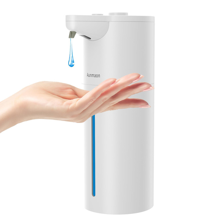 Aunmaon Automatic Soap Dispenser Touchless, Modern, Kitchen & Bathroom, Hands-Free, Adjustable Volume, Long Battery
