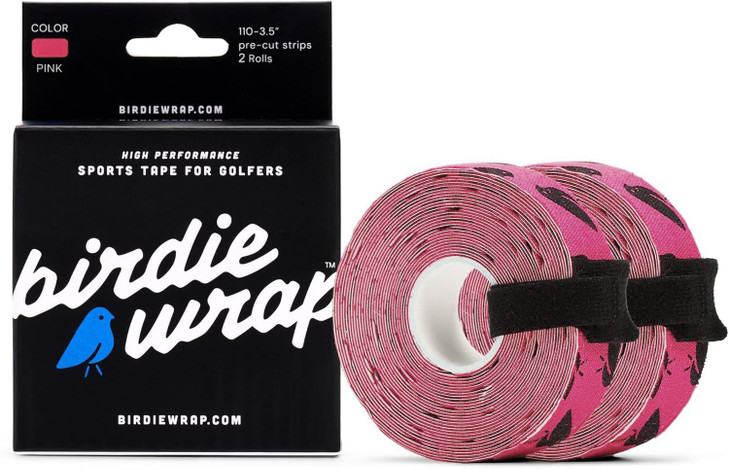 BirdieWrap Golf Sports Tape Wrap, 4-Way Stretch Athletic Tape for Hands and Fingers, Waterproof, Pre-Cut 110 Golf