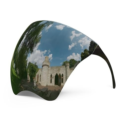 mayoken® Full Face Shield Sunglasses, Futuristic Wraparound Sun Protection Face Shield for Men & Women, Anti-Fog