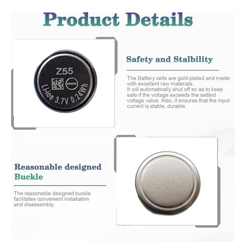 SONXIAVIVO Z55 Battery, Compatible with Sony Headset Battery for WF-1000XM3 SP600 700 900 Jabra Rox Bando H5 E6