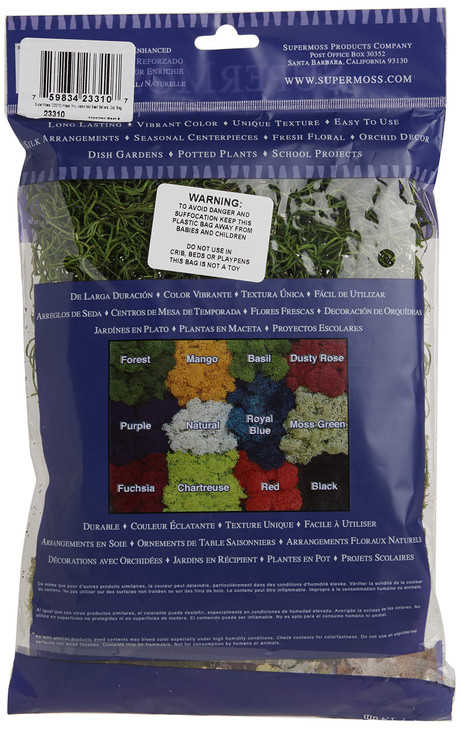 SuperMoss (23310) Moss Mix - Best Sellers, 80.75 Cubic Inch Bag (Appx. 2 Ounce)