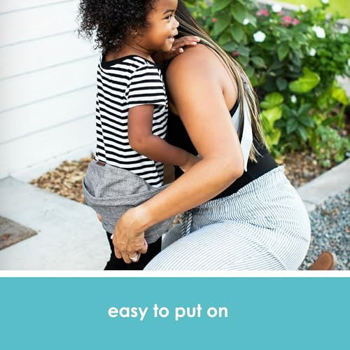 JJ Cole Sola Toddler Sling Carrier - Adjustable Toddler Carrier and Baby Sling - Baby Essentials - Ages 1 to 4 Years