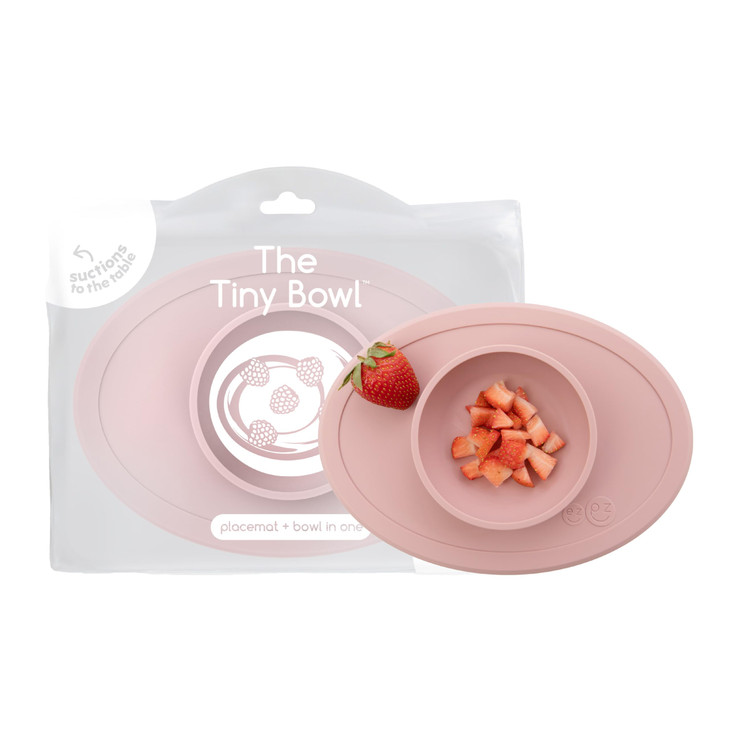 ezpz Tiny Bowl (Blush) - 6 Months+ - Fits All Highchair Trays