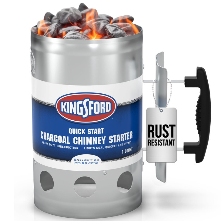 Kingsford Heavy Duty Charcoal Chimney Starter, Large Capacity