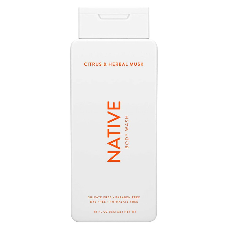 Native Body Wash - Citrus & Herbal Musk - 18 oz (532ml)