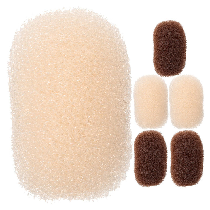 LALAFINA 6Pcs Hair Base Sponge Bump Up Hair Clips Sponge Volume Hair Insert Hair Bump Up Comb Clip Hair Increasing Clip for Women DIY Hair Style