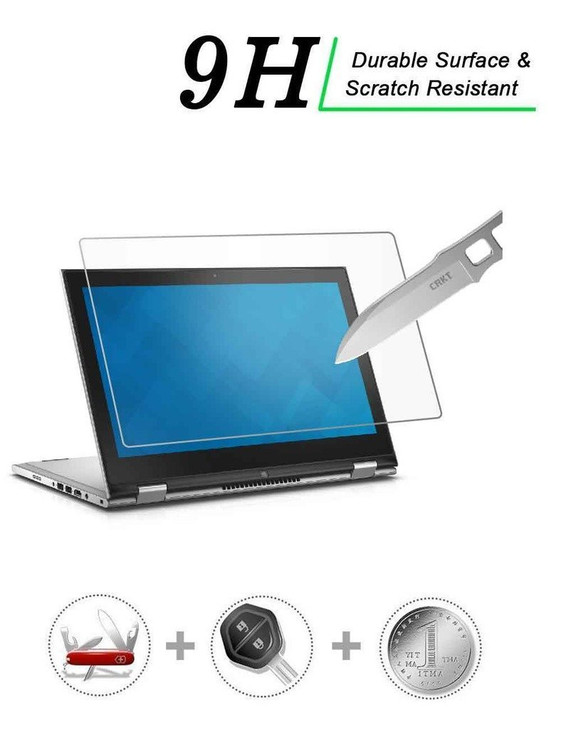Tempered Glass Screen Protector for 13.3 Inches Laptop, 9H Hardness and Crystal Clear, Compatible with Any 13.3 inch
