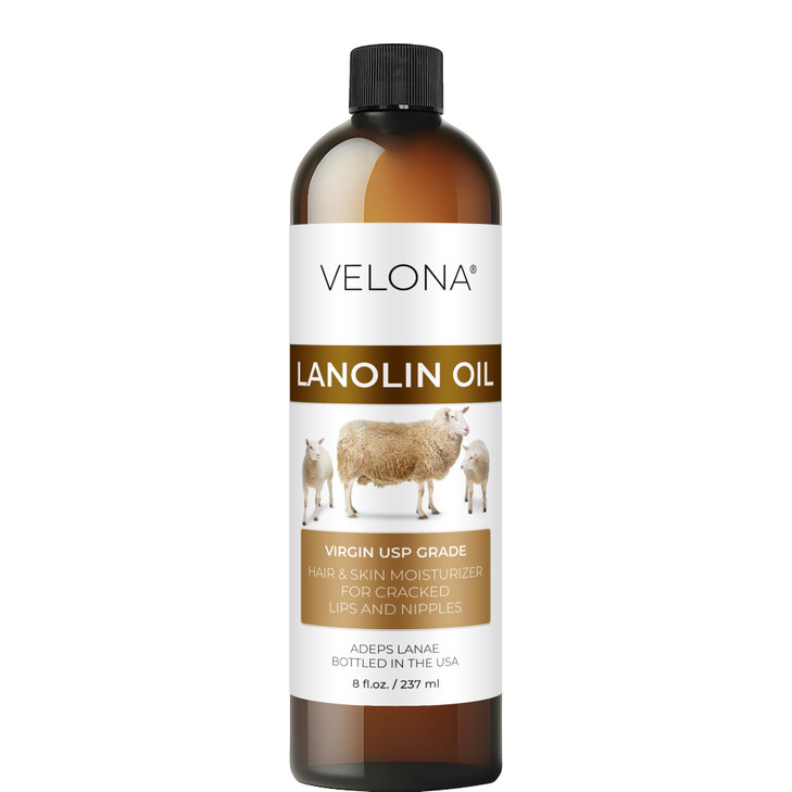 velona Lanolin Oil - 8 fl oz, Cold Pressed, Refined, USP Grade