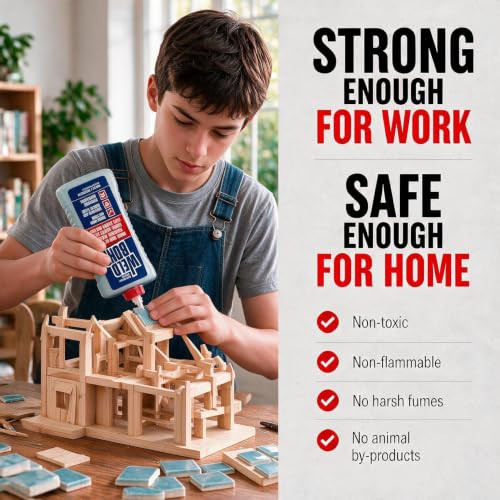 Weldbond Multi-Surface Strong Glue A Fast Drying Glue for Wood, Tile, Ceramic, Pottery, Glass, Metal & More A Heavy
