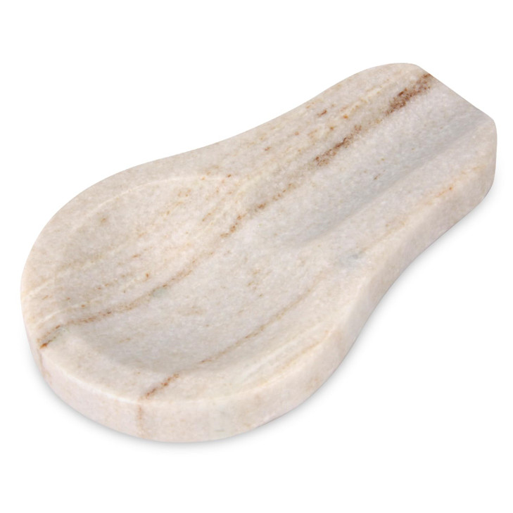 HESHIBI Marble Spoon Rest, Viva Jade, 4 * 6.5