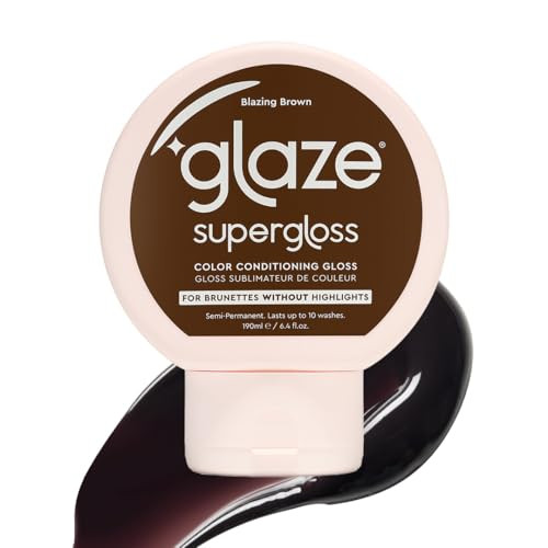 Glaze Supergloss Color Conditioning Gloss A Hydrating Semi-Permanent Color Hair Gloss & Shine Boost A For Natural