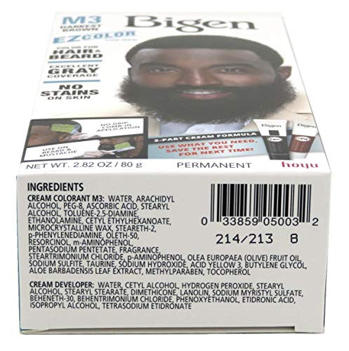 Bigen Ez Color For Men Darkest Brown Kit (2 Pack)