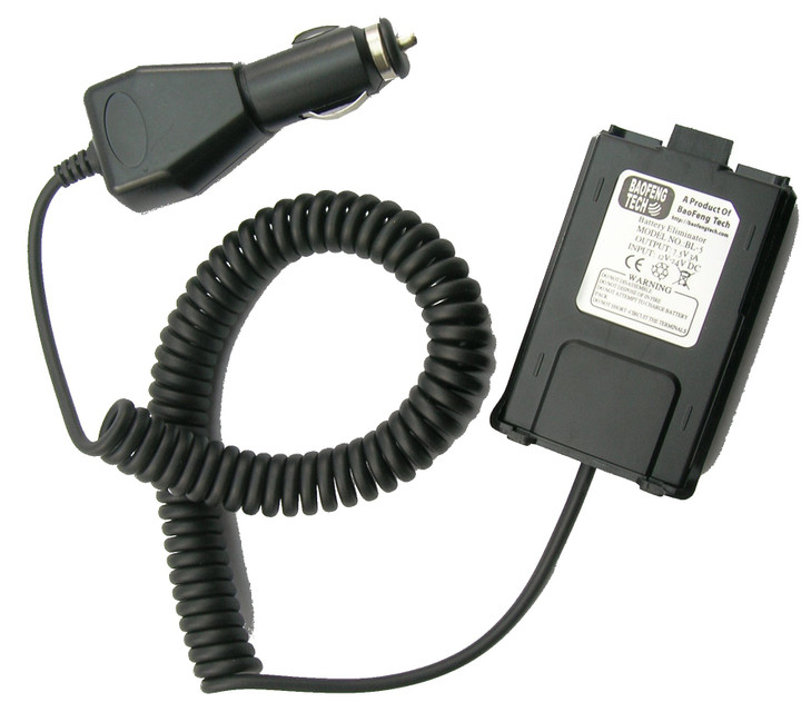 BTECH, BaoFeng BL-5 Battery Eliminator for BF-F8HP, UV-5X3, and UV-5R Radios