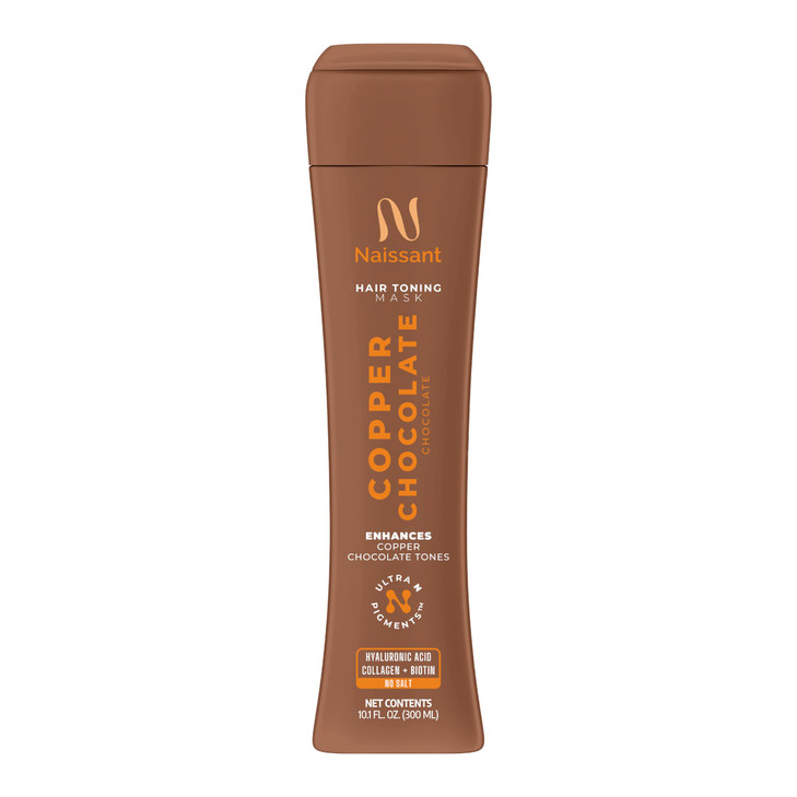 naissant Copper Chocolate Hair Toning Mask | Ultra High-Purity Pigments | Deposits Copper-Chocolate Tone | Hyaluronic